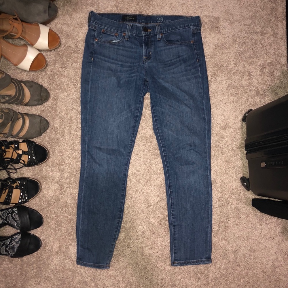 J. Crew toothpick skinny jeans